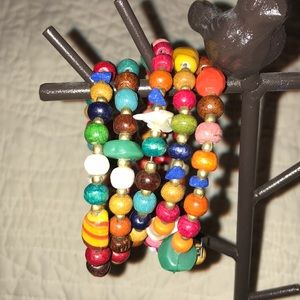 Multicolor wrap bracelet